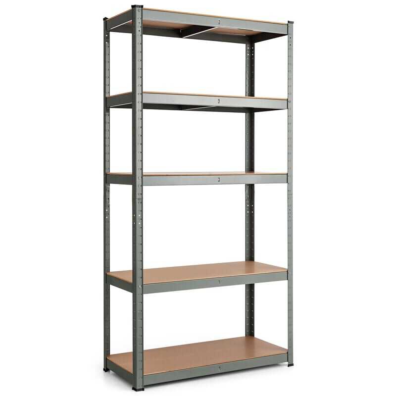 .5 Tier Metal Garage Shelving for Storage Heavy Duty Garage Organizati