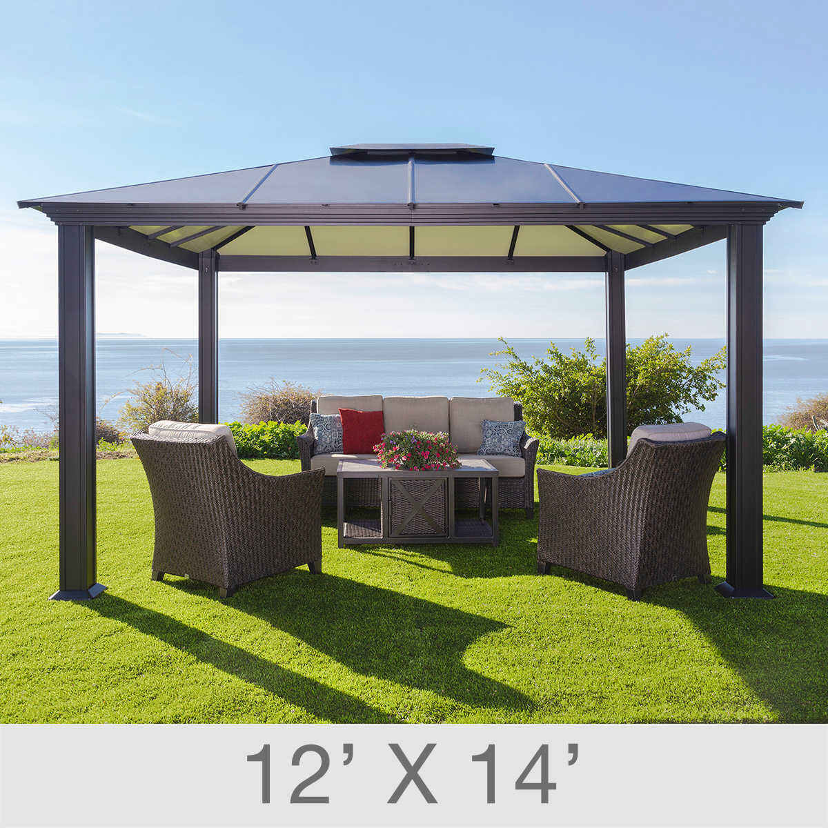 Gazebo de Alumínio Paragon Santa Monica