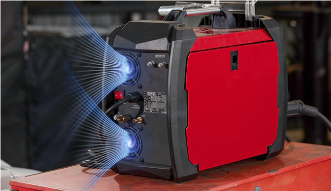 Máquina de solda e corte cinco em um