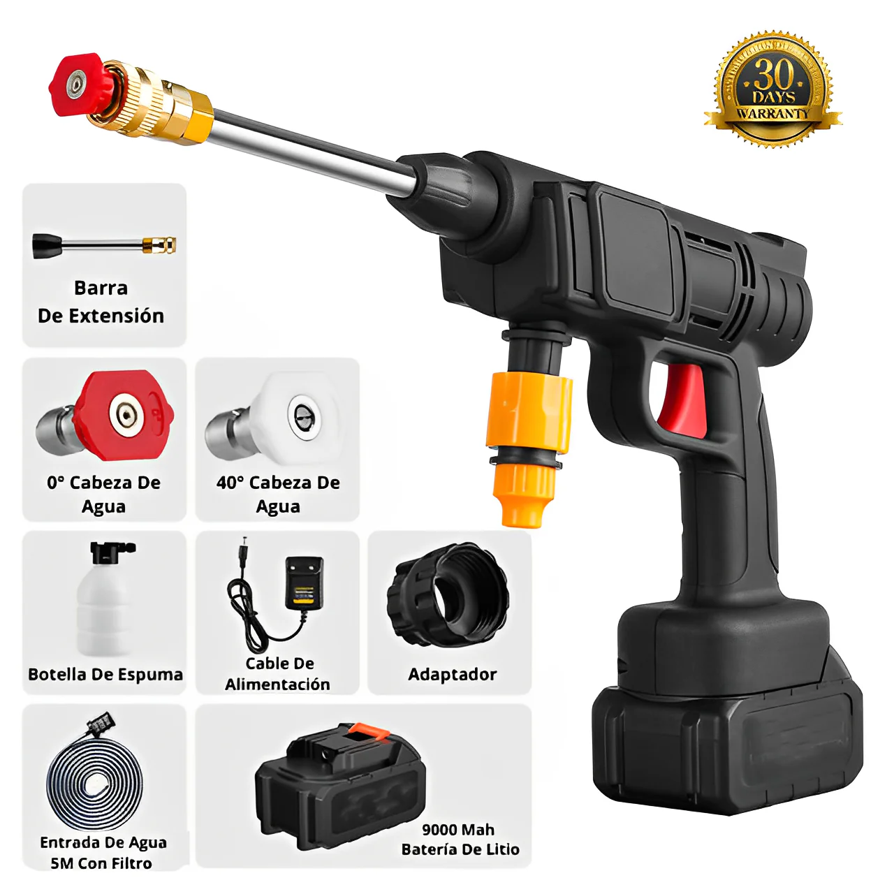 HIDROLAVADORA Portatil con Bateria（Compre 1 y llévese 1 gratis）