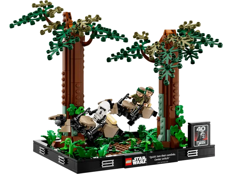 LEGO  Endor? Speeder Chase Diorama