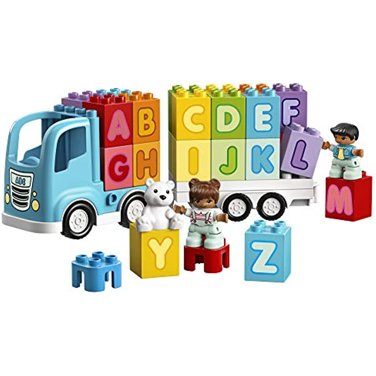 LEGO DUPLO My First Alphabet Truck 10915 ABC Letters Learning Toy for Toddlers, Fun Kids’ Educational Building Toy (36 Pieces)