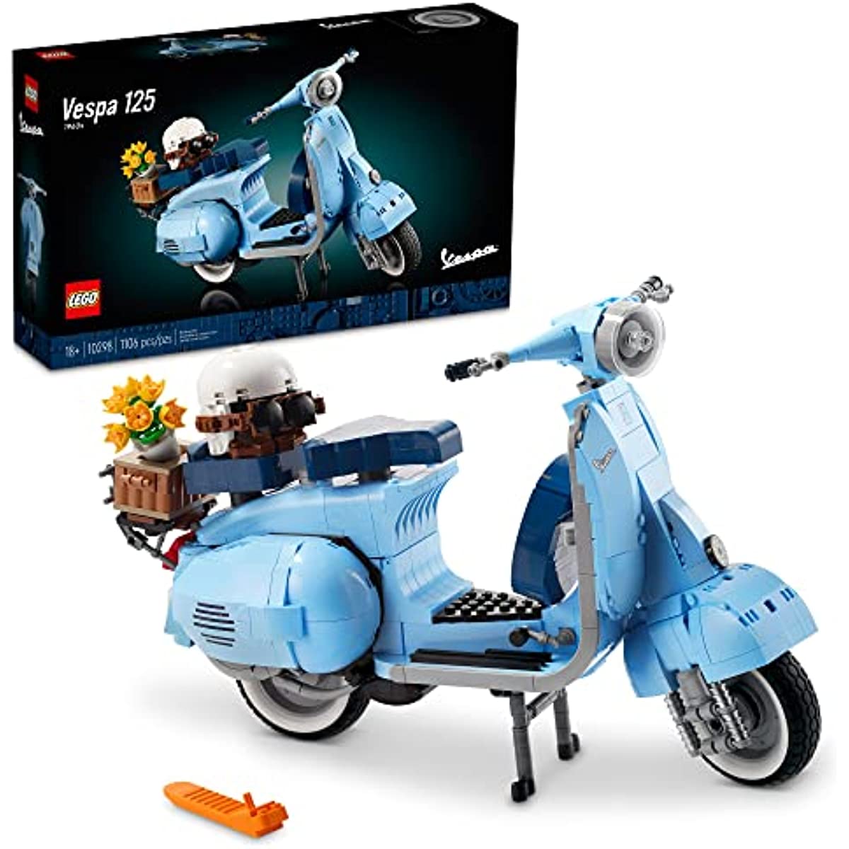 LEGO Icons Vespa 125 10298 Building Set for Adults (1107 Pieces)