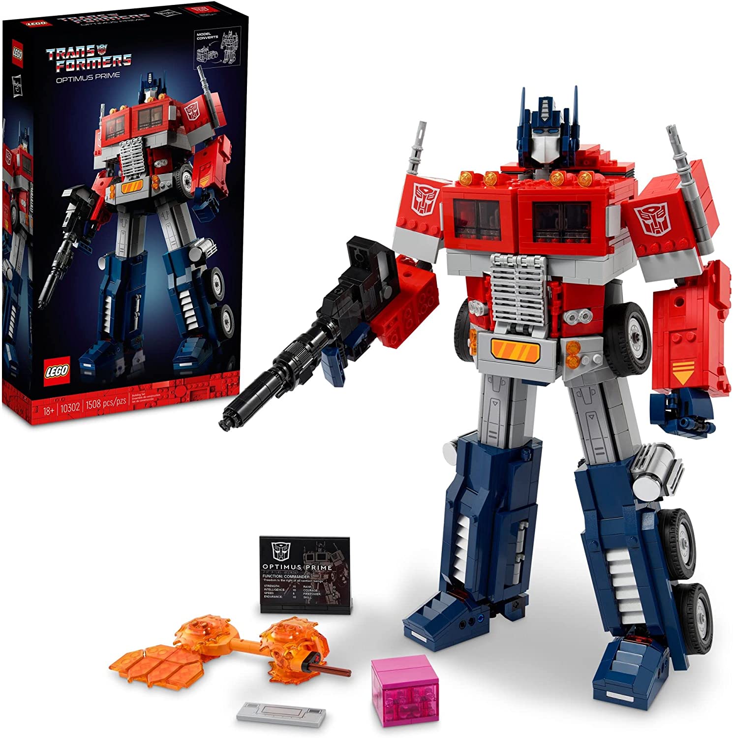 LEGO Optimus Prime 10302 Building Set for Adults