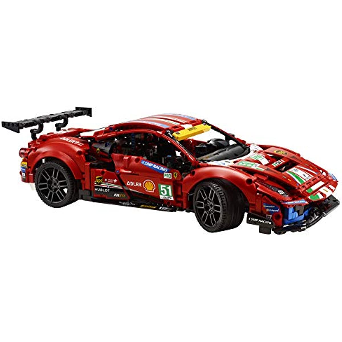 LEGO Technic Ferrari 488 GTE “AF Corse #51” 42125 Building Set for Adults (1,684 Pieces)
