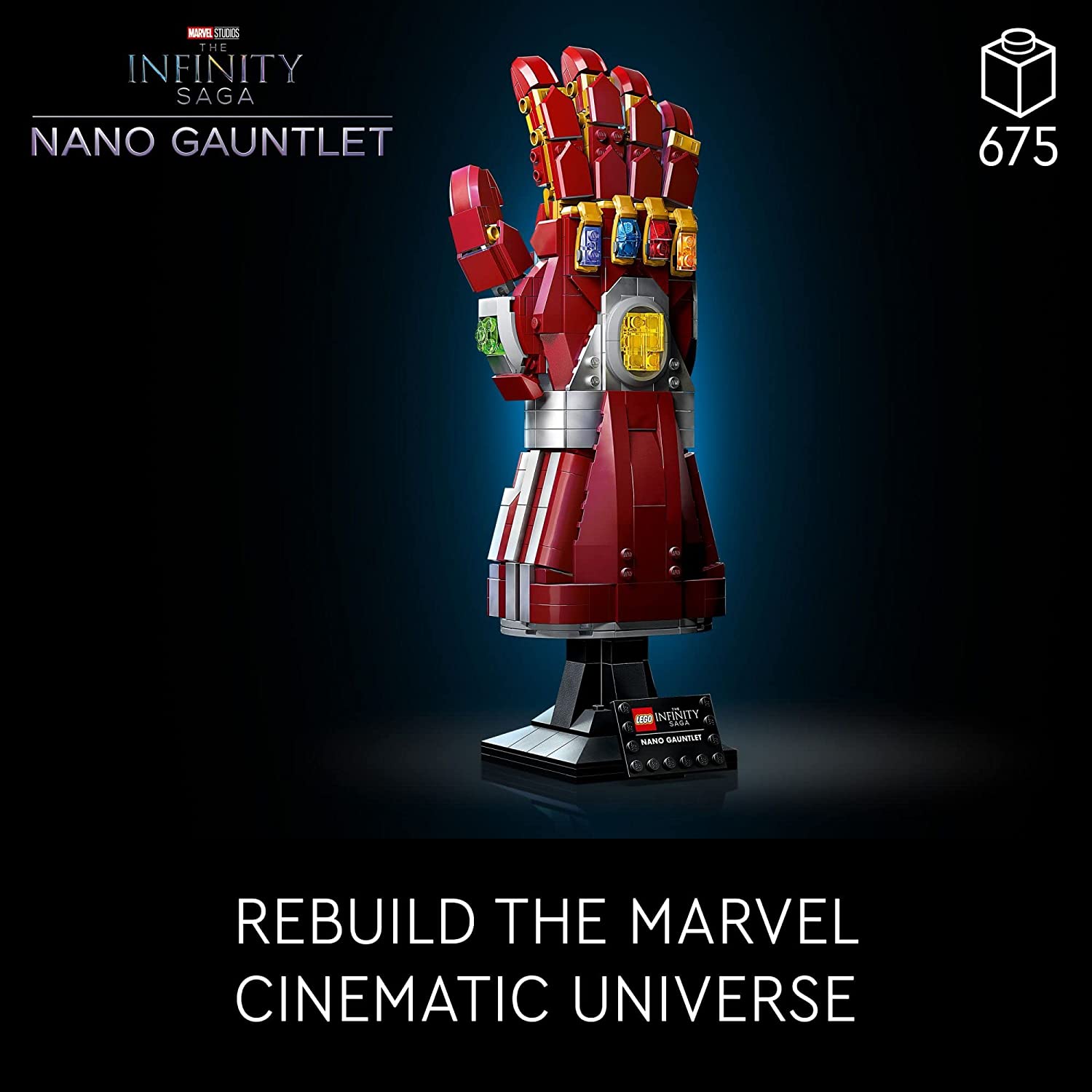 LEGO Marvel Nano Gauntlet 76223 Iron Man Building Set for Adults (680 Pieces)