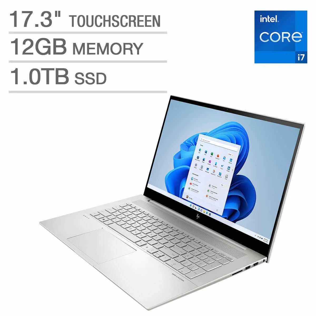 Portátil HP ENVY con pantalla táctil de 17.3