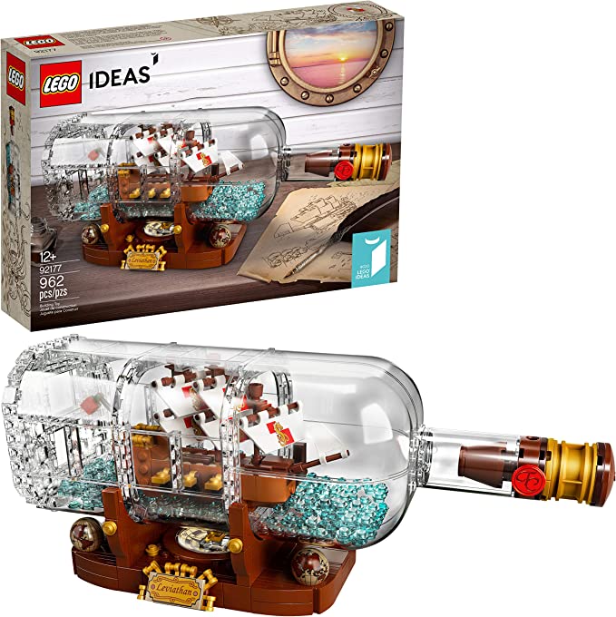 LEGO   Ideas Ship in a Bottle 92177 Expert Building Kit