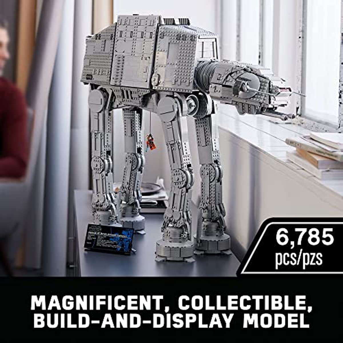 LEGO Star Wars at-at Walker 75313 Buildable Model, Collectible Set for Adults