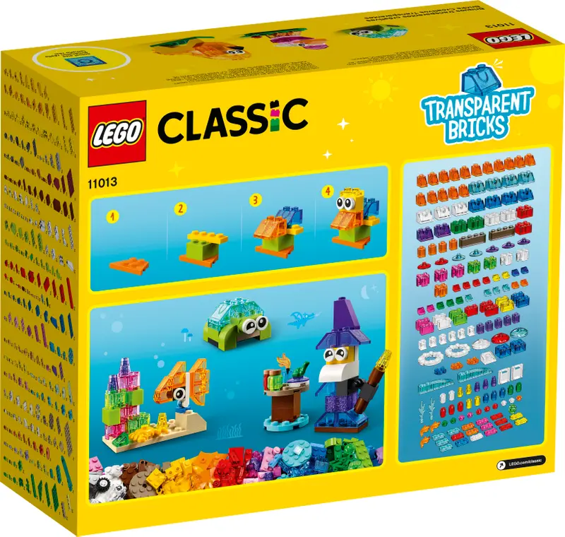 LEGO  Creative Transparent Bricks