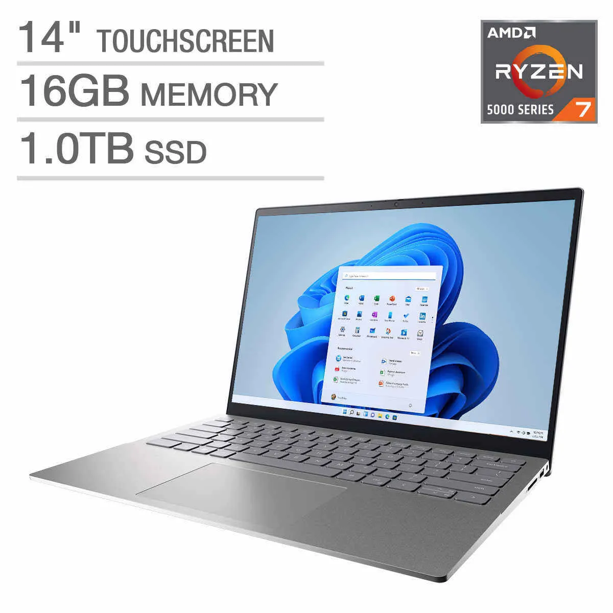 Laptop Dell Inspiron con pantalla táctil de 14