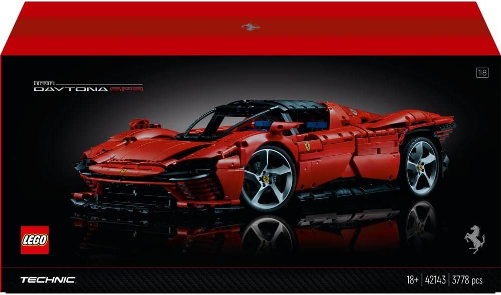 LEGO Technic Ferrari Daytona SP3 42143 Toy Block Present Vehicle Nori Racing Car Boys Adults
