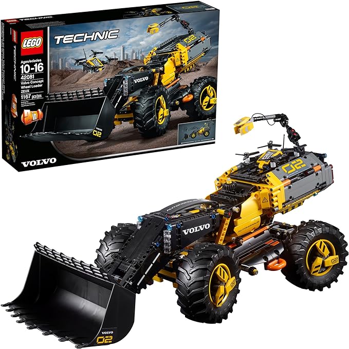 LEGO Technic Volvo Concept Wheel Loader ZEUX 42081 Building Kit (1167 Pieces) (Discontinued by Manufacturer)