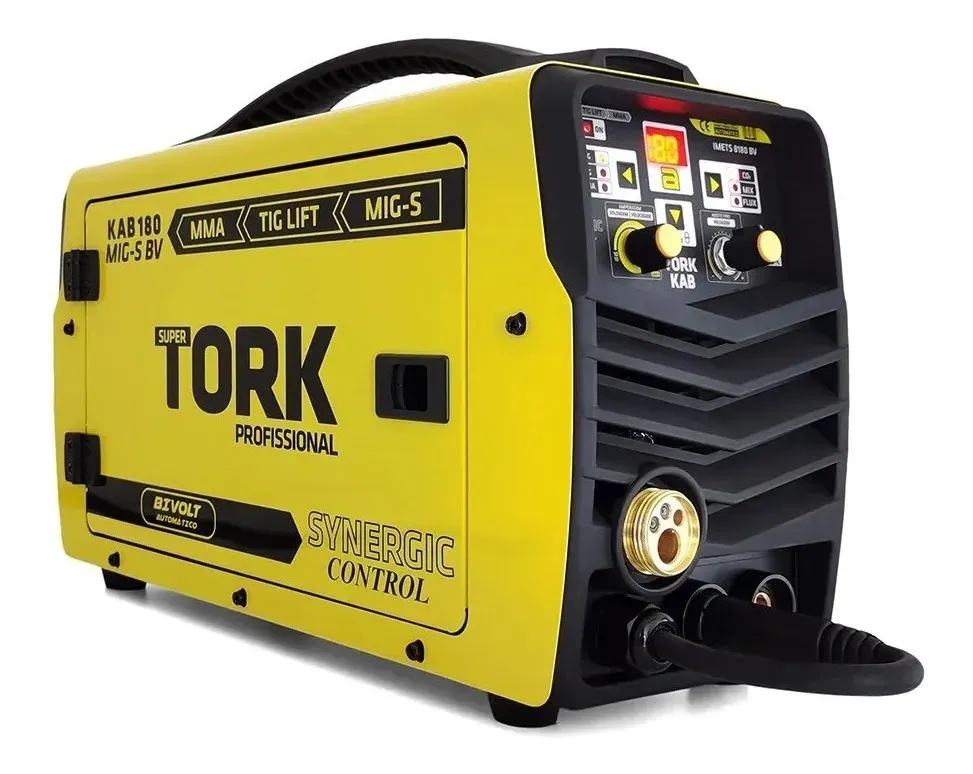 Tork Mig Mma Tig 180a 3 em 1 Soldador Inversor Bivolt