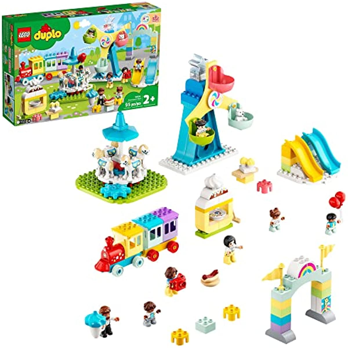 LEGO DUPLO Town Amusement Park Fairground Building Toy