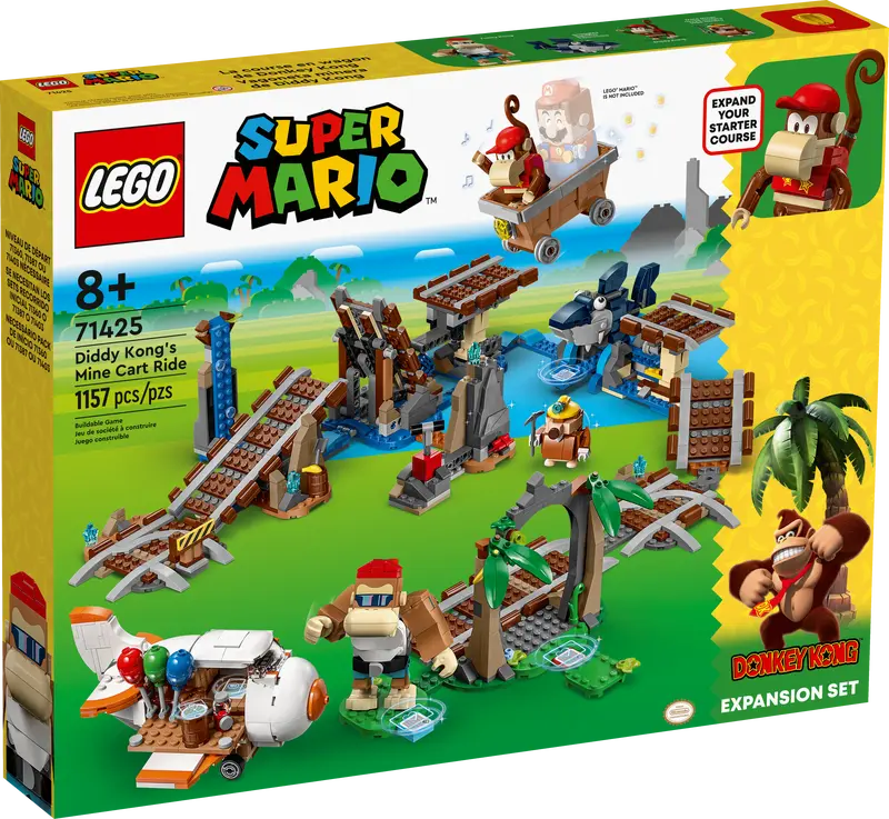 LEGO  Diddy Kong's Mine Cart Ride Expansion Set