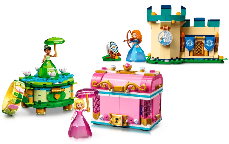 LEGO  Aurora, Merida and Tiana’s Enchanted Creations