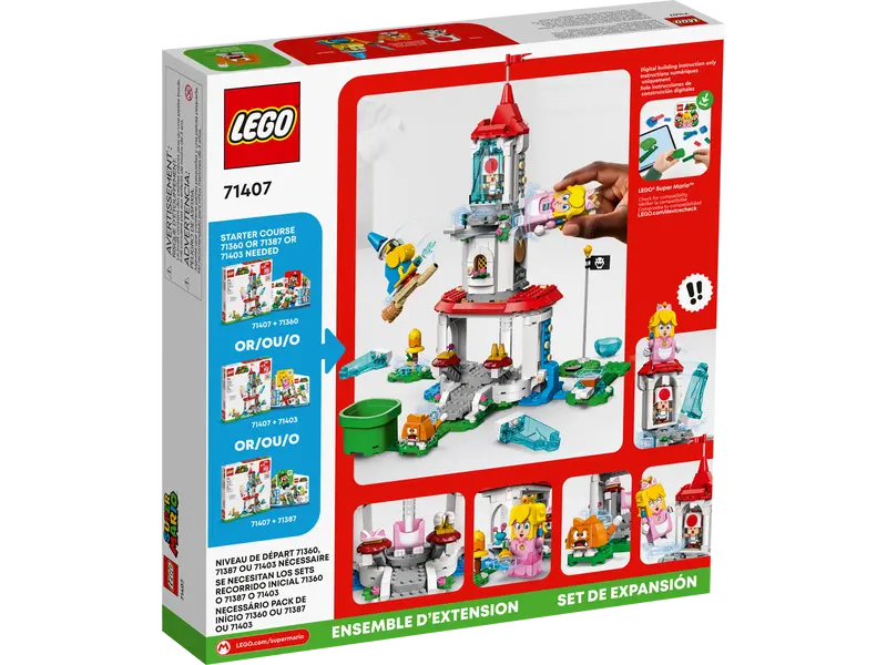 LEGO  Cat Peach Suit and Frozen Tower Expansion Set
