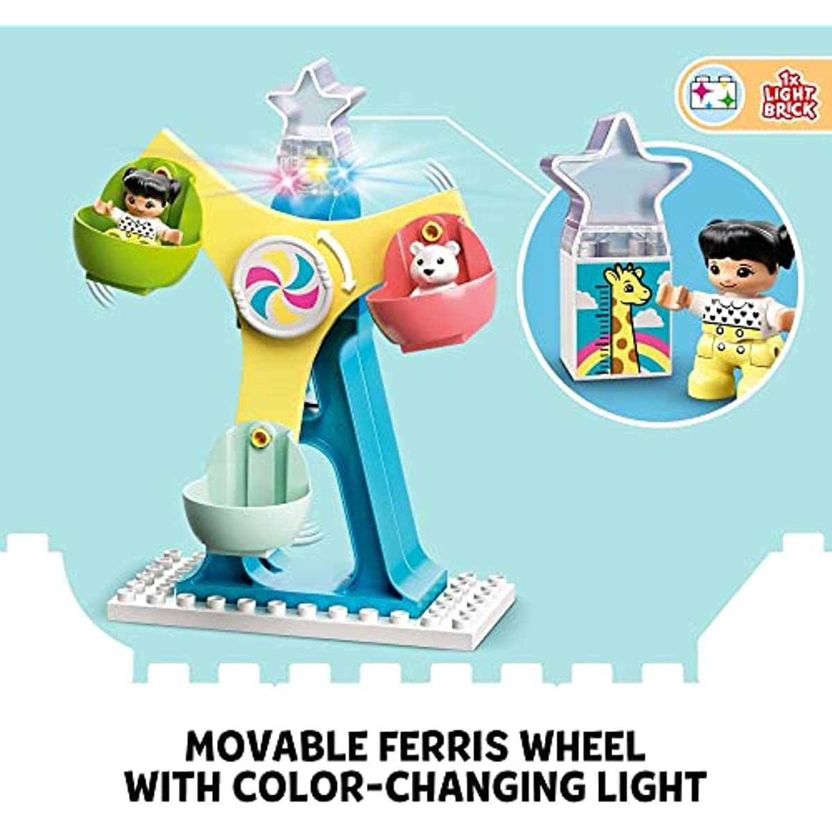 LEGO DUPLO Town Amusement Park Fairground Building Toy