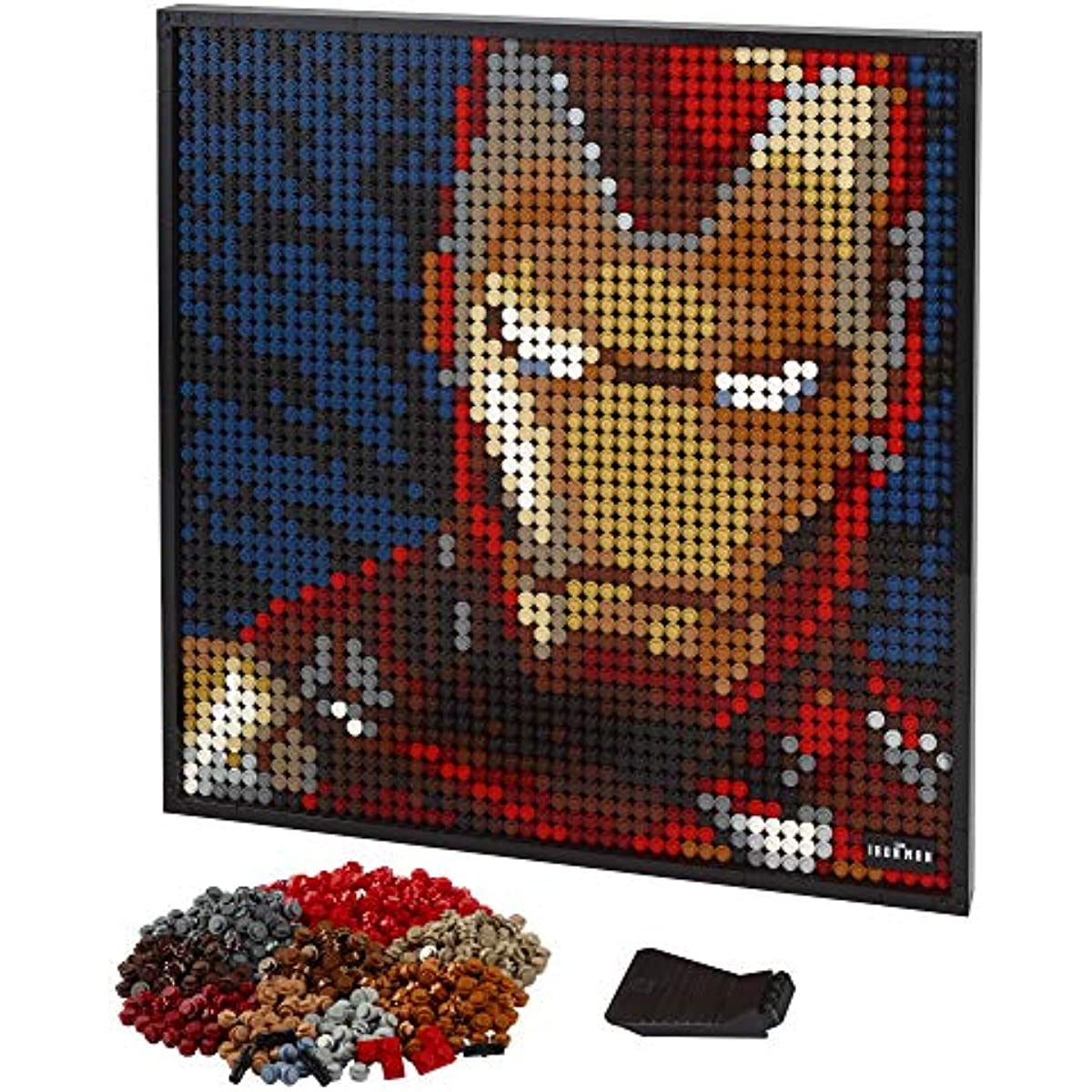 LEGO Art Marvel Studios Iron Man 31199 Building Kit for Adults; A Creative Wall Art Set Featuring Iron Man That Makes an Awesome Gift (3,167 Pieces)
