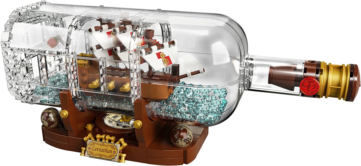 LEGO   Ideas Ship in a Bottle 92177 Expert Building Kit
