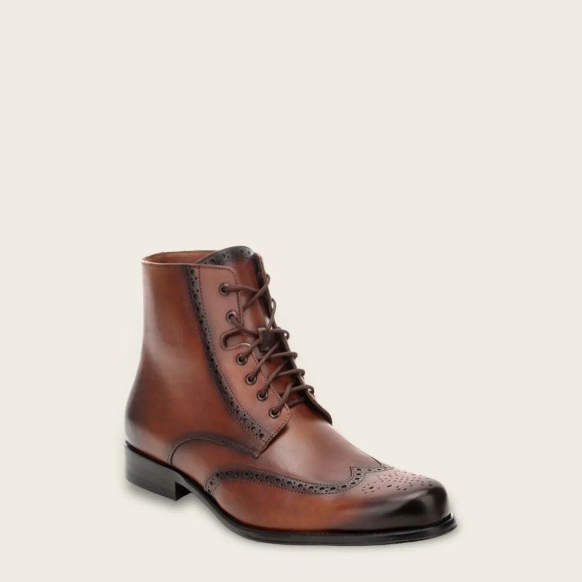 Botín para hombre con brocado