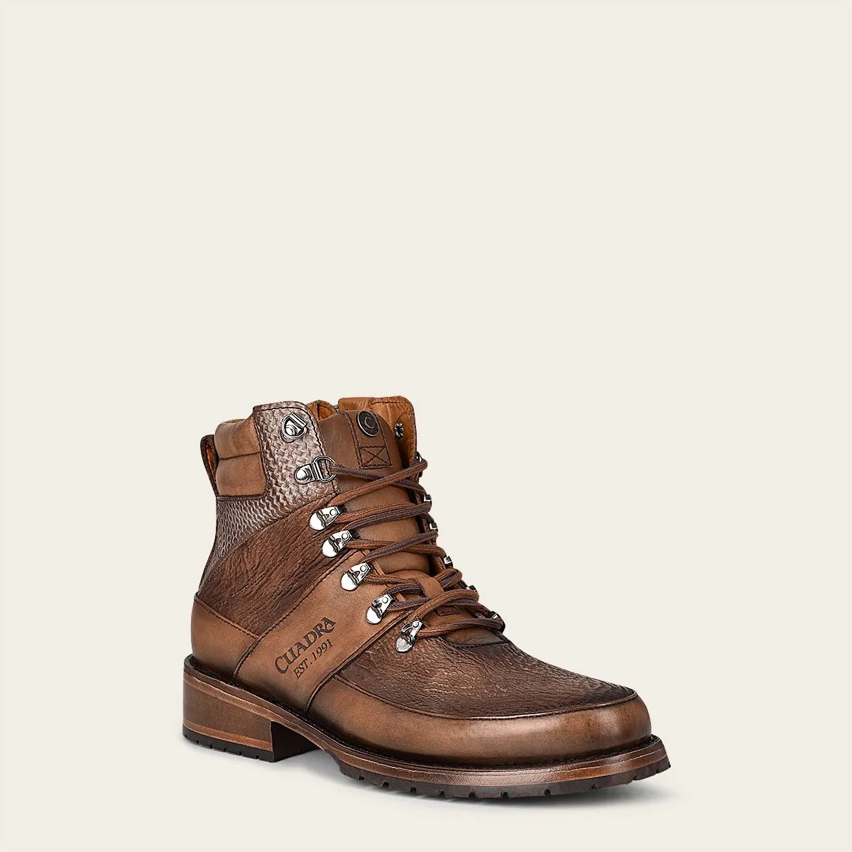 Bota en piel genuina de tiburón