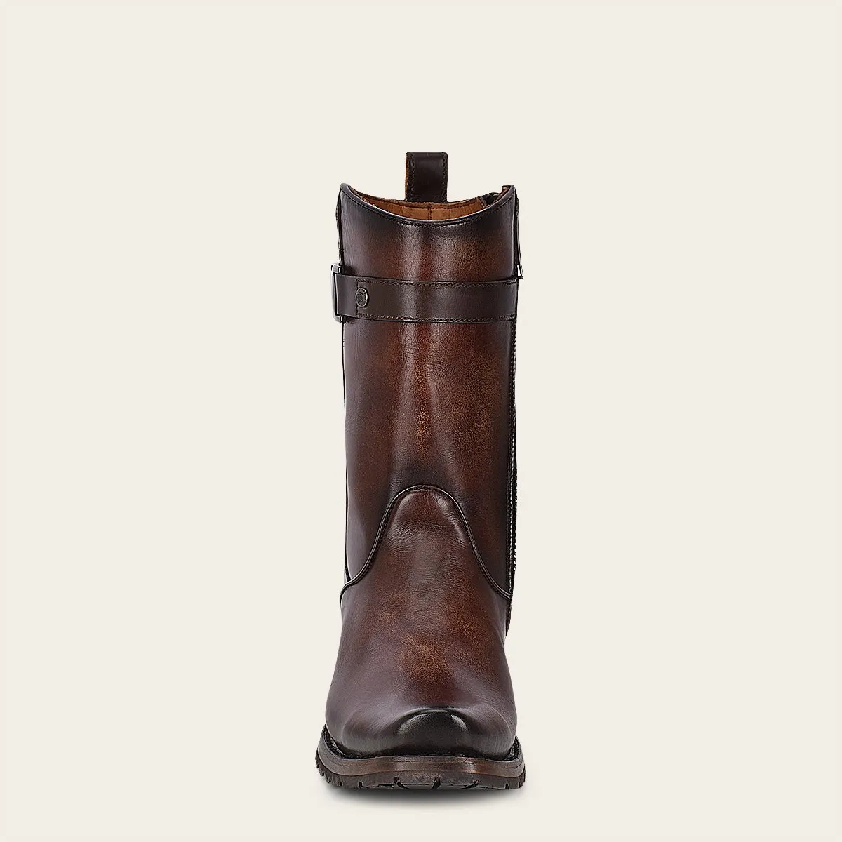 Bota urbana para caballero en piel genuina