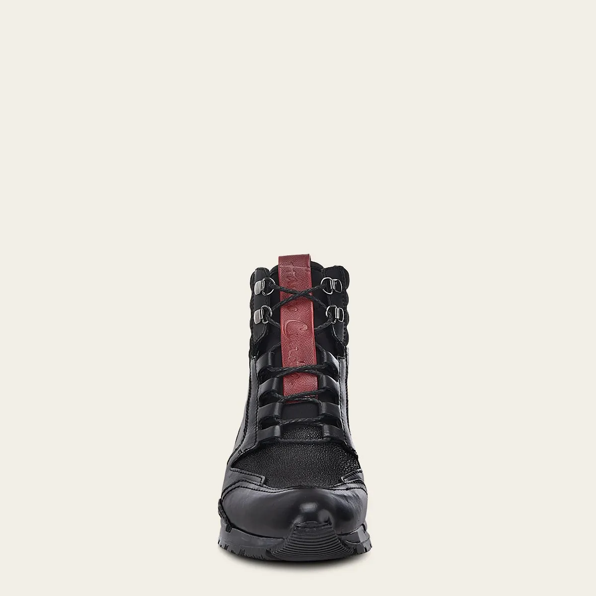 Bota sport en piel genuina de mantarraya