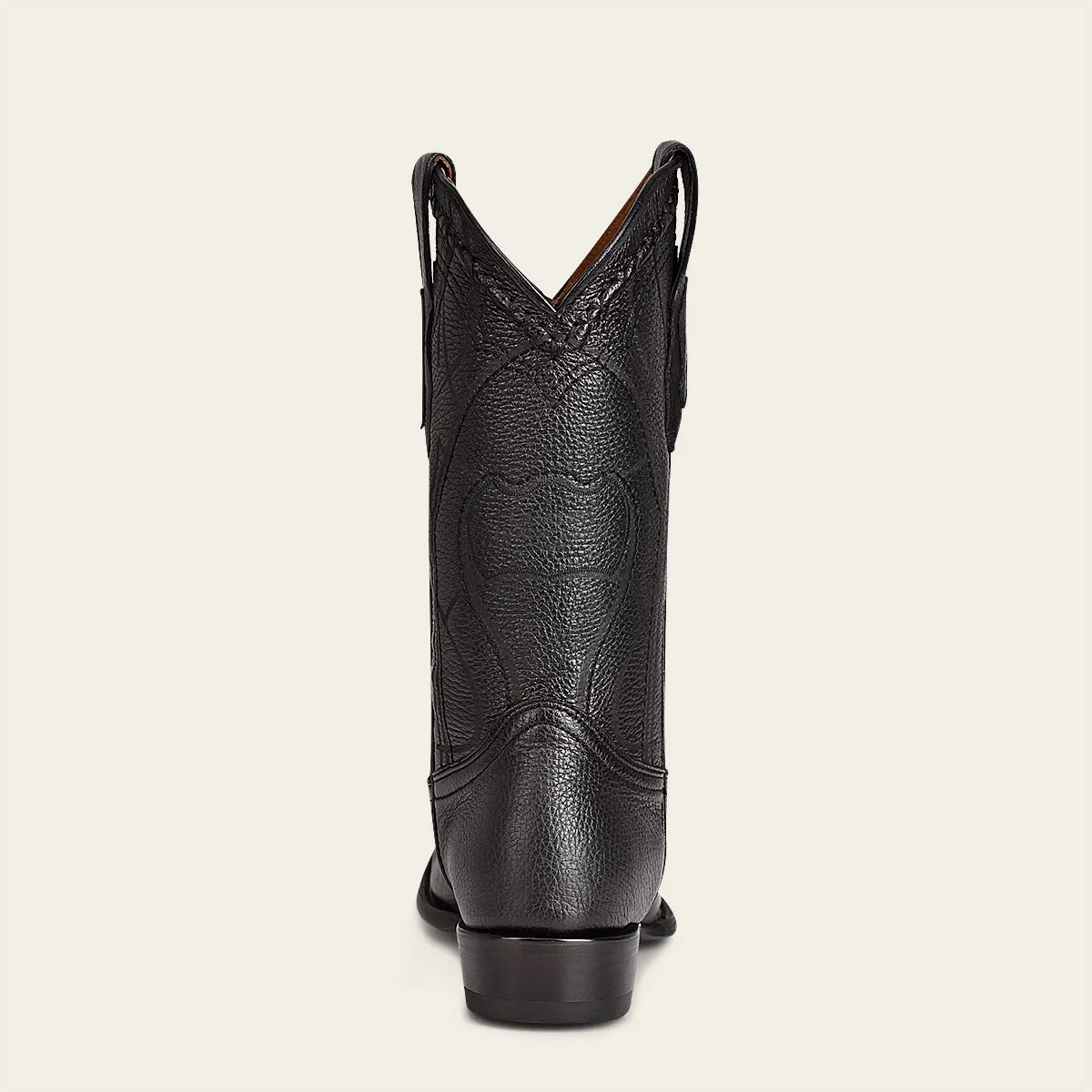 Bota tradicional en piel genuina de venado