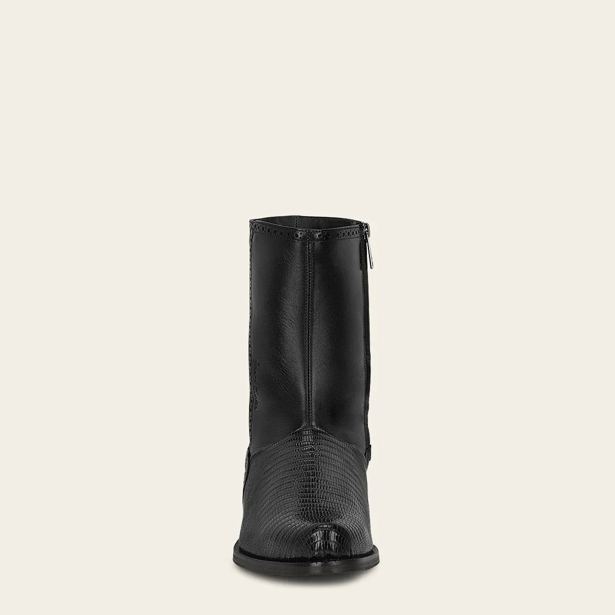 Bota de vestir en piel genuina de lizard.