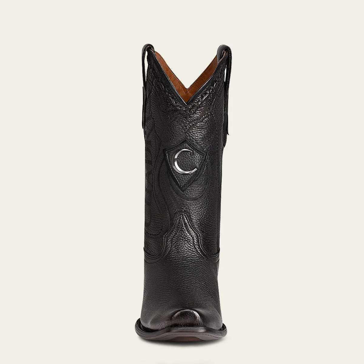 Bota tradicional en piel genuina de venado