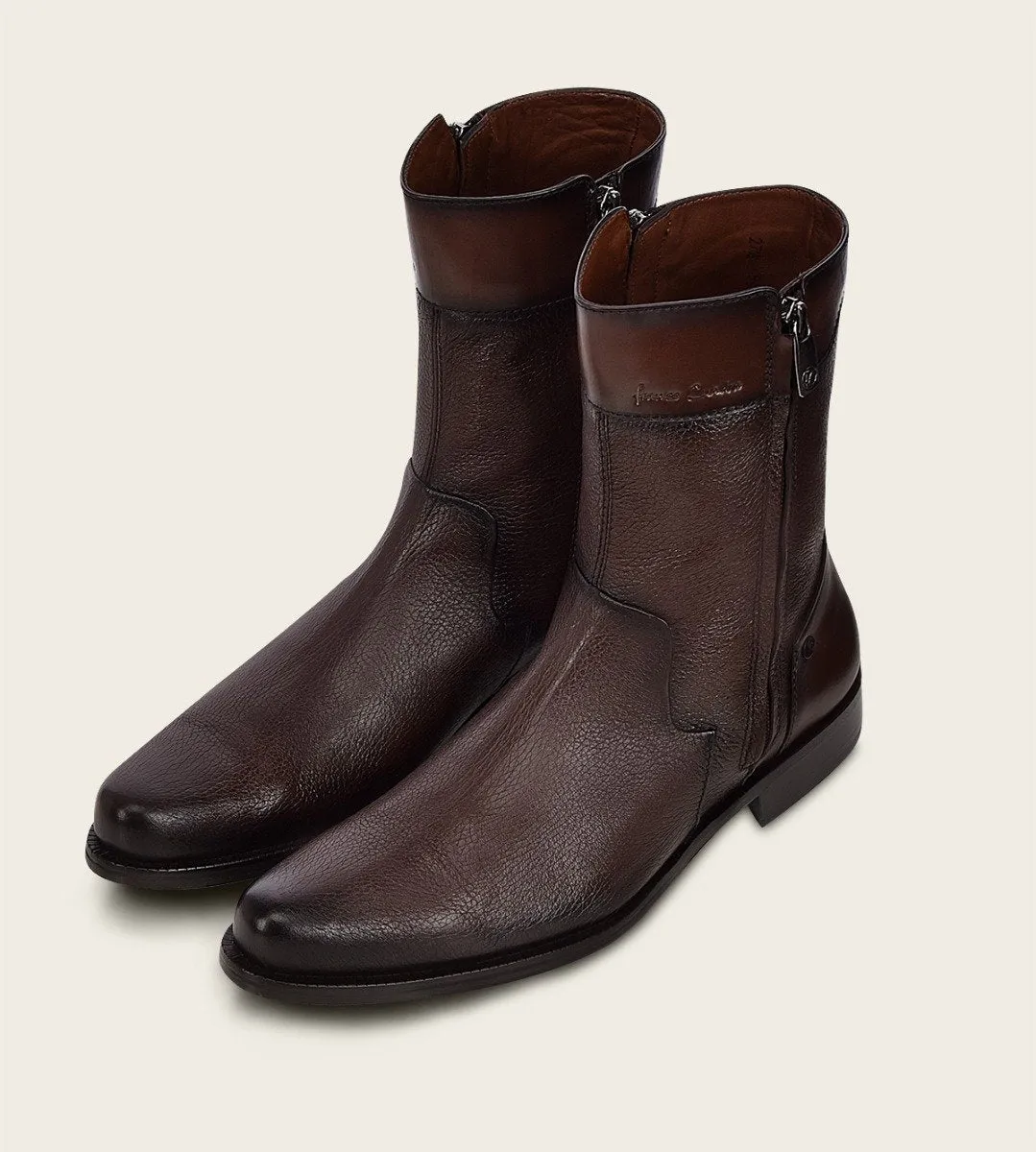 Bota en piel genuina de venado