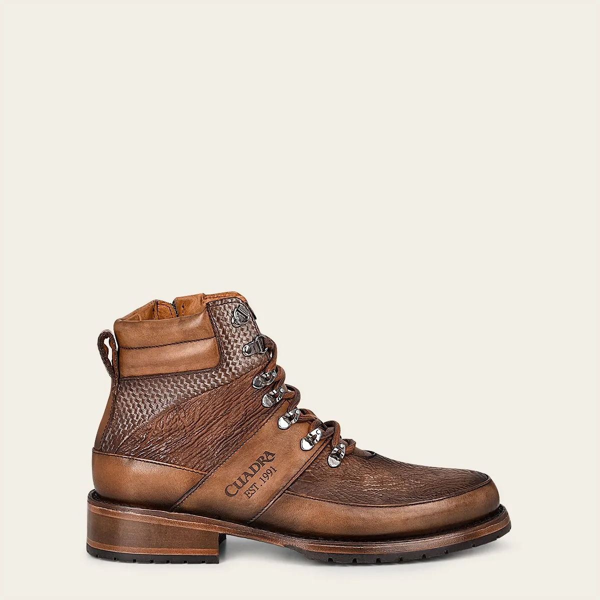 Bota en piel genuina de tiburón