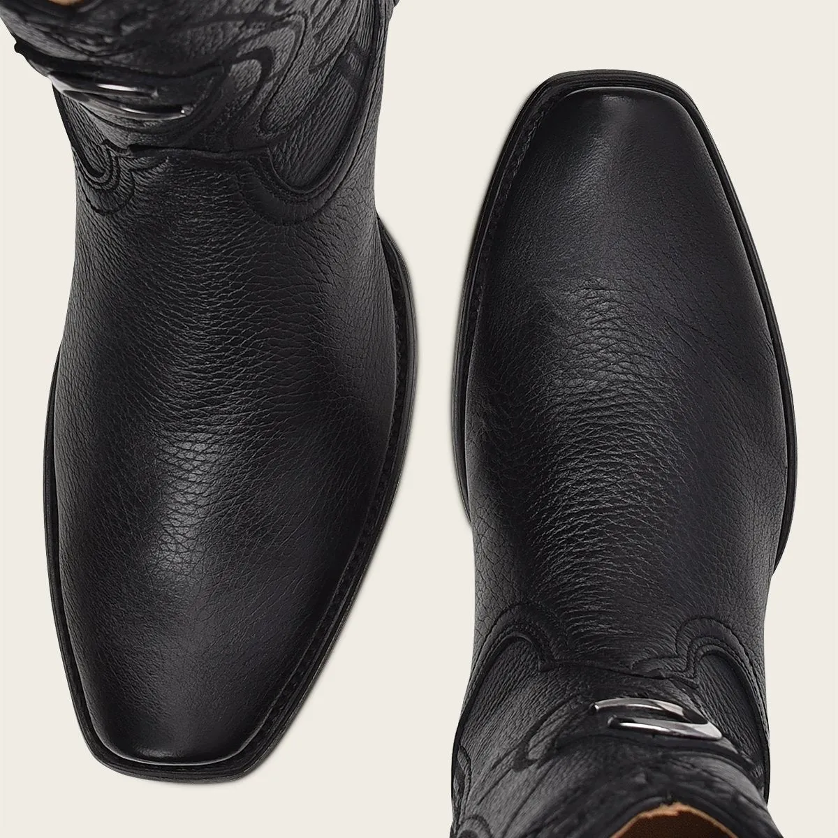 Bota tradicional en piel genuina de venado