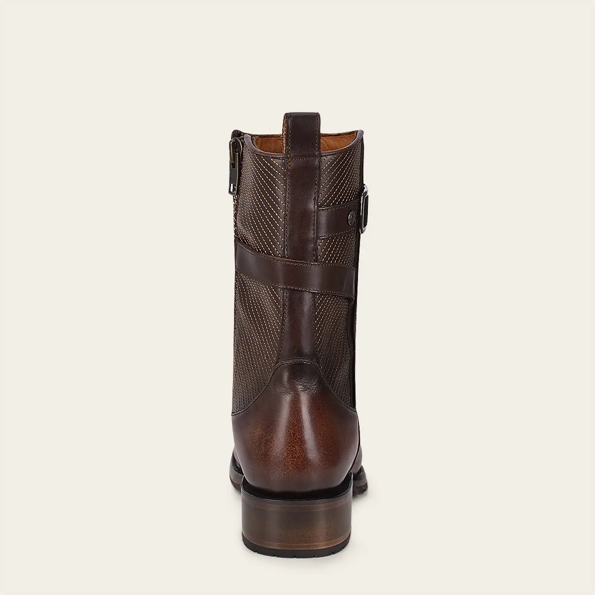 Bota urbana para caballero en piel genuina