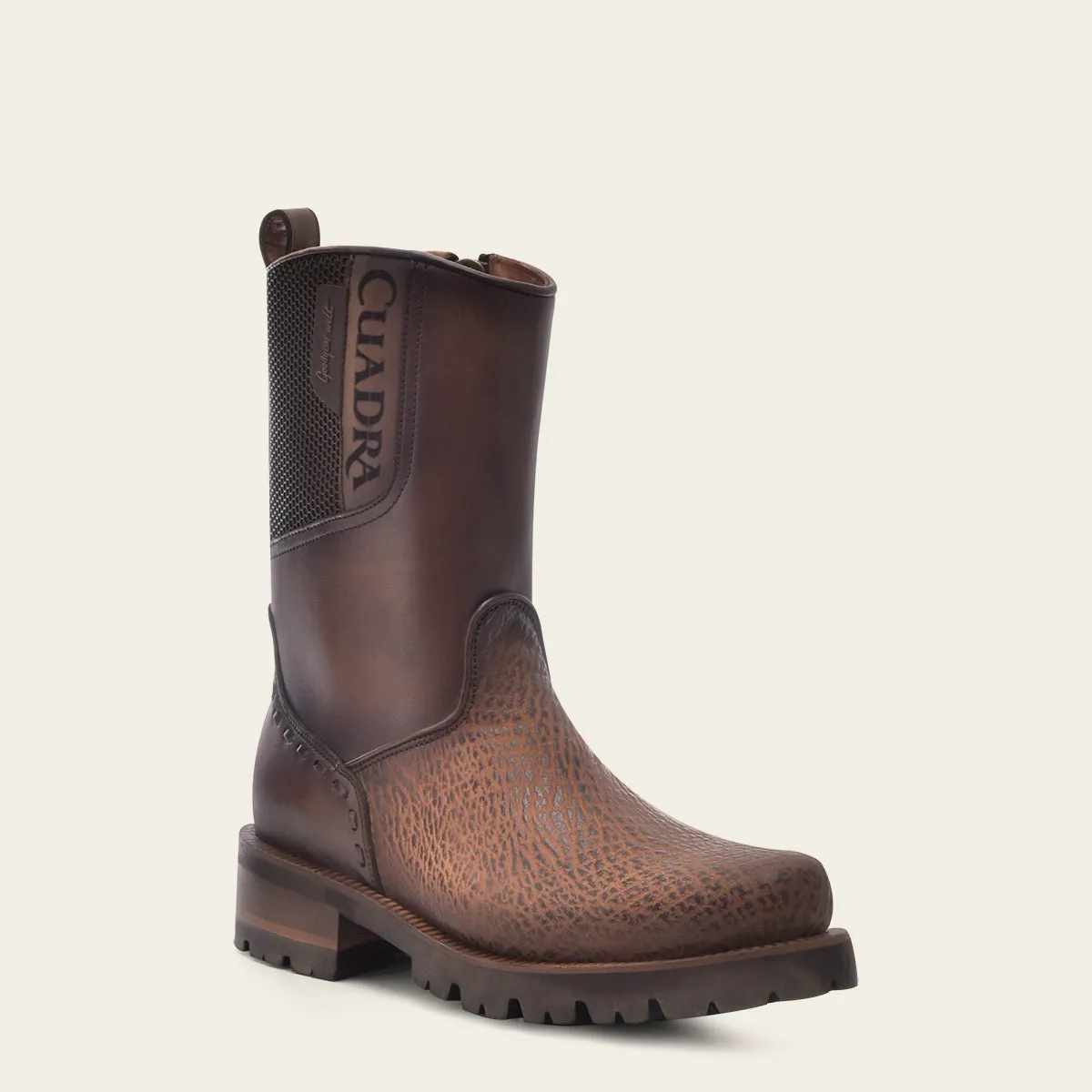 Bota en Piel Genuina de Tiburón.