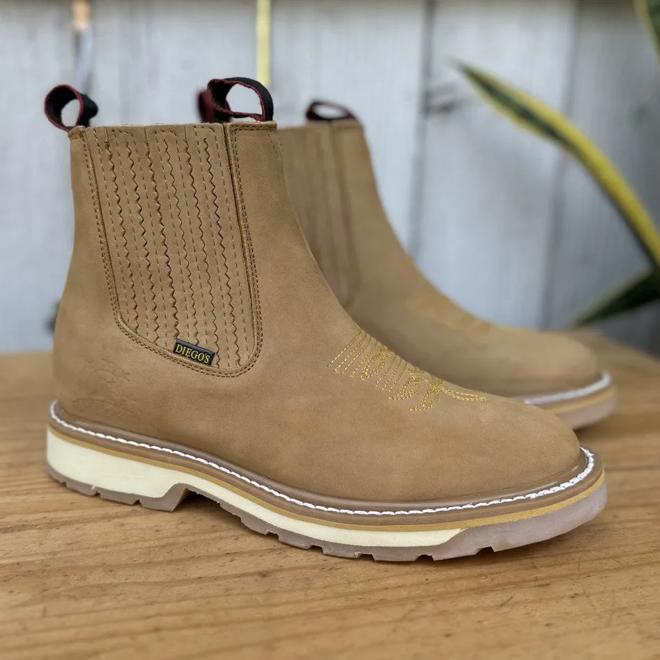 DB-380 Tan - Work Boots with Wolverine Sole