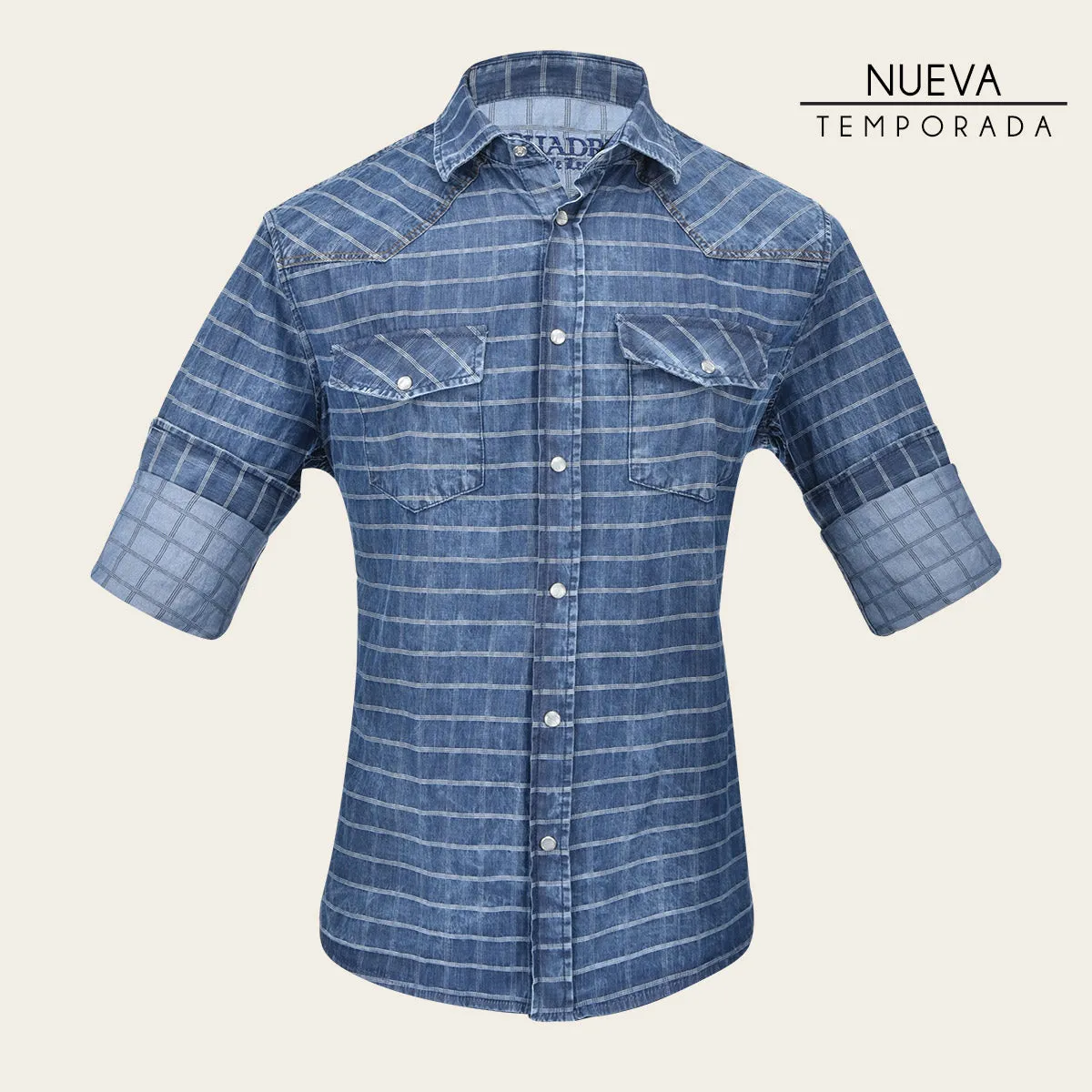 Camisa Cuadra Para Caballero.