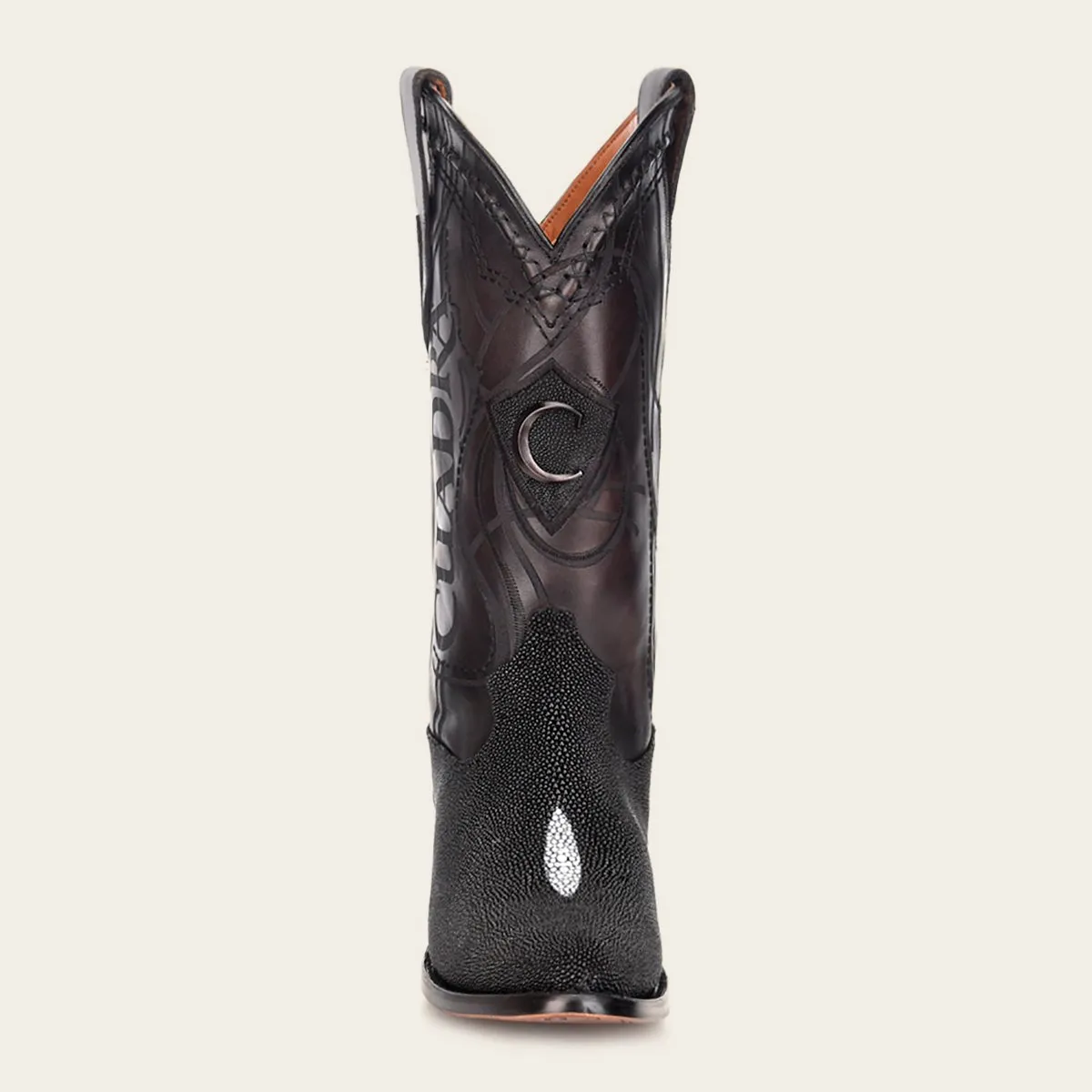 Bota en piel de mantarraya