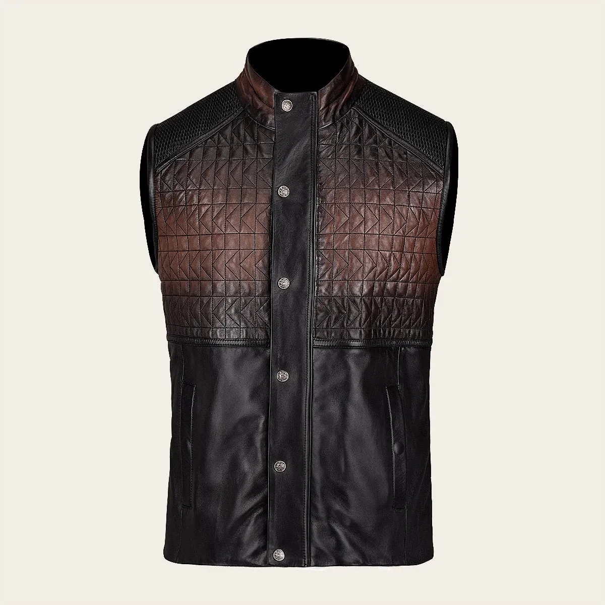 Chaleco Para Caballero En Piel Genuina
