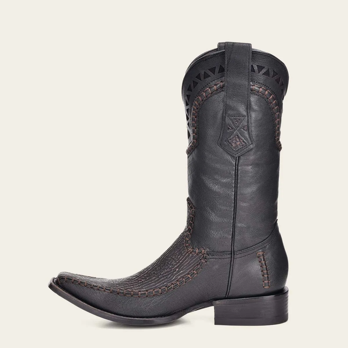 Bota Vaquera Cuadra Para Hombre