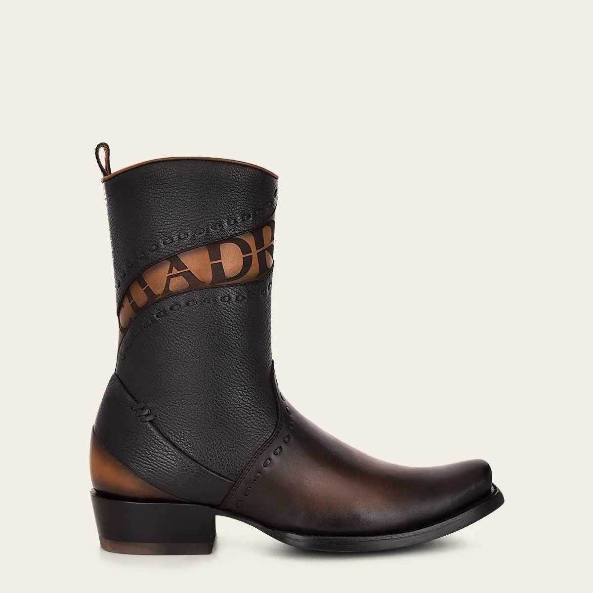 Bota de piel para caballero