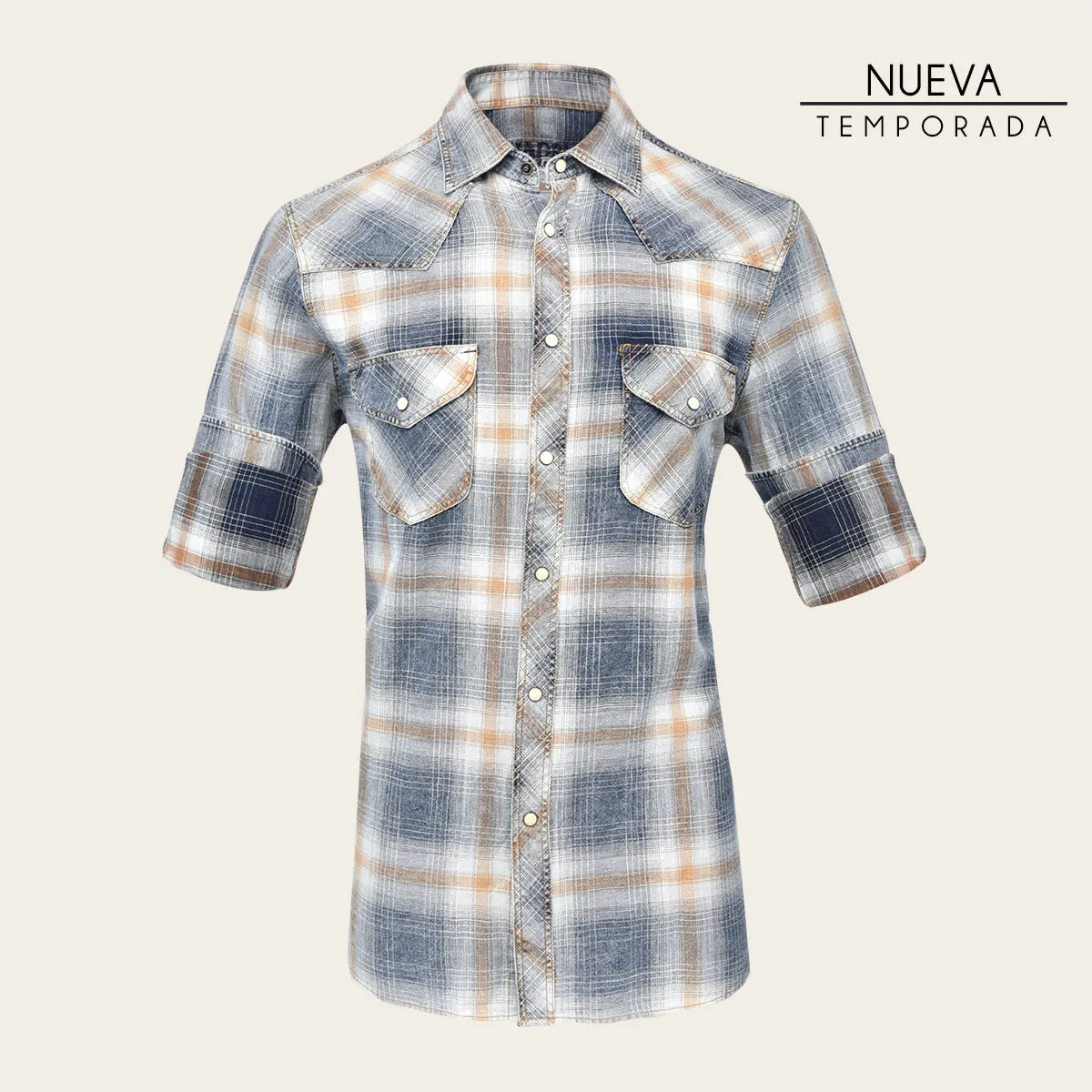 Camisa Cuadra Para Caballero.