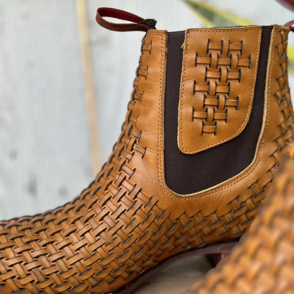 05 Petatillo Honey - Petatillo Western Ankle Boots for Men