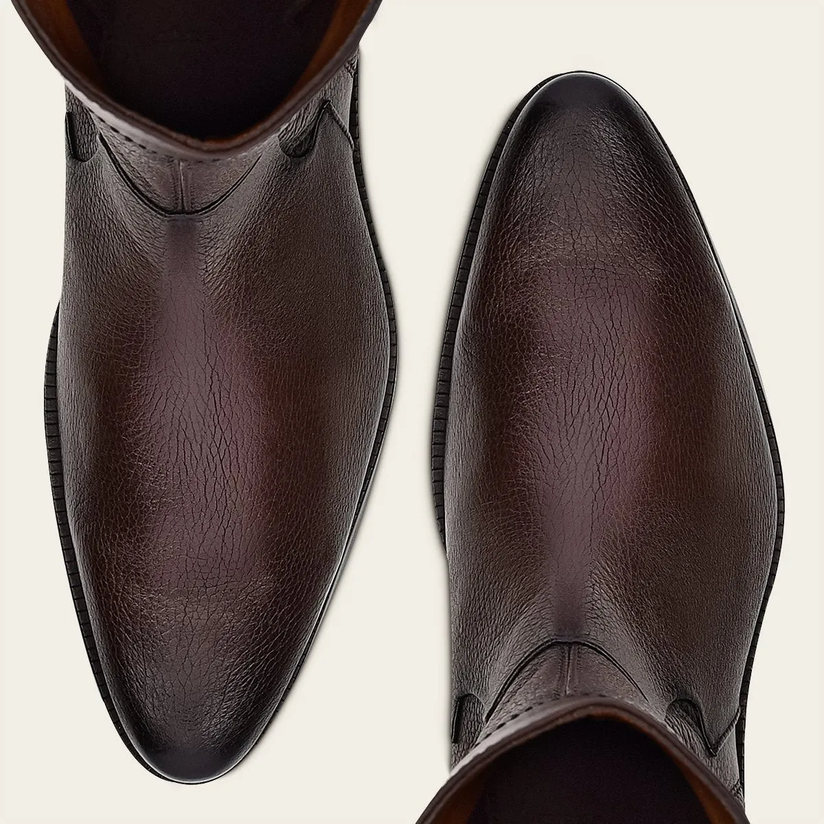 Bota en piel genuina de venado