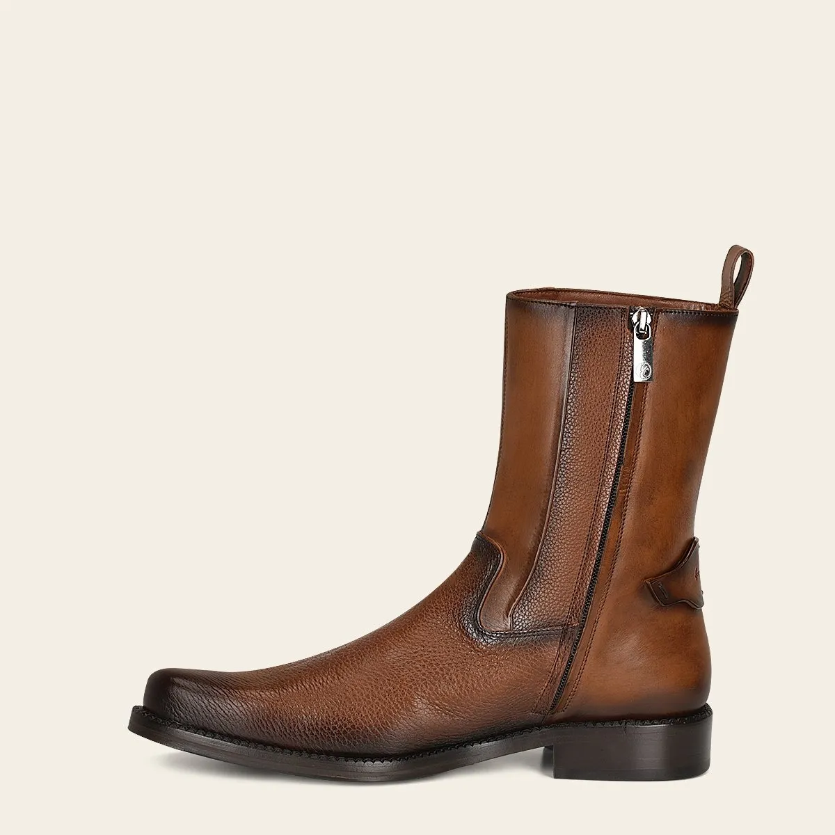 Bota en piel genuina de venado.
