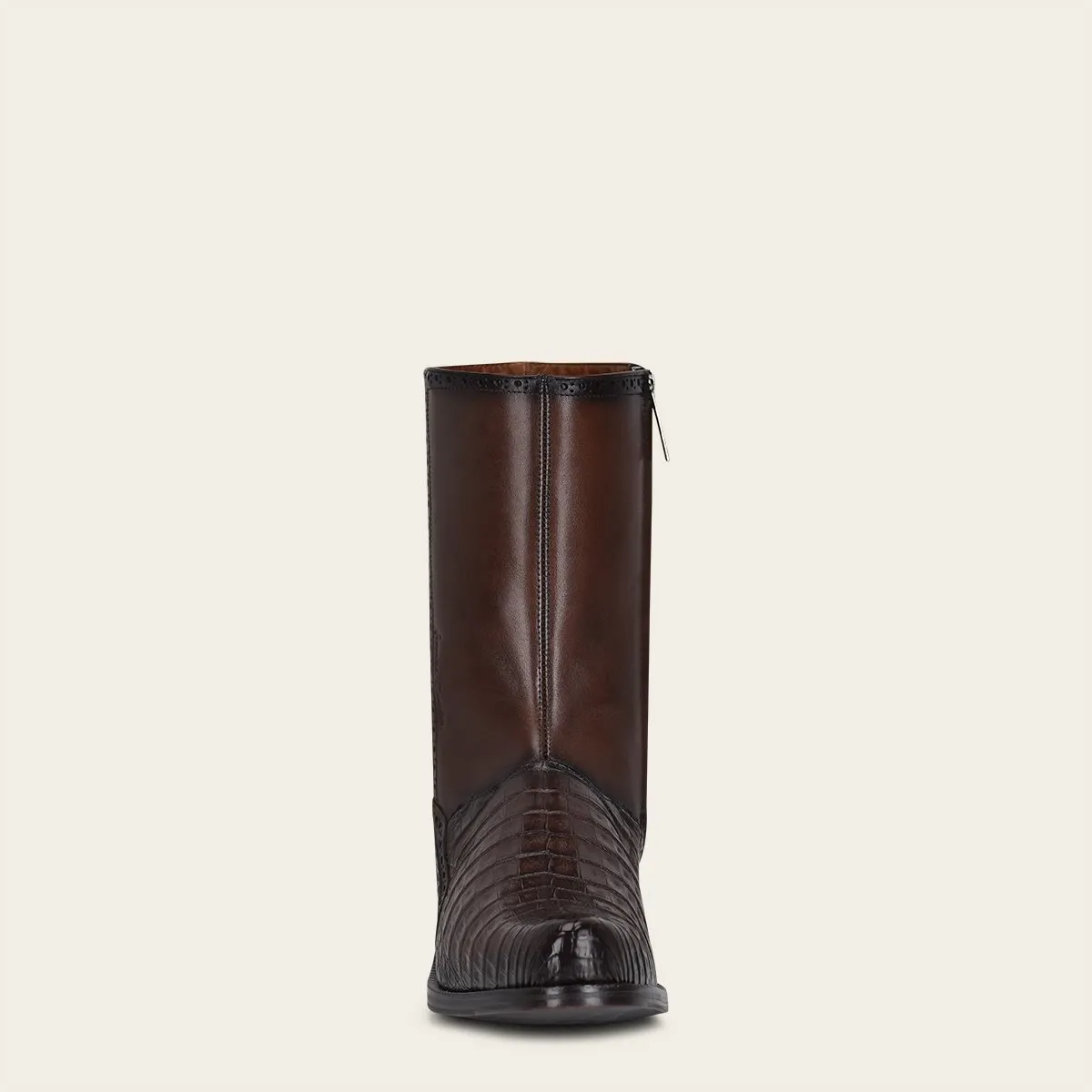 Bota de vestir en piel genuina de caimán