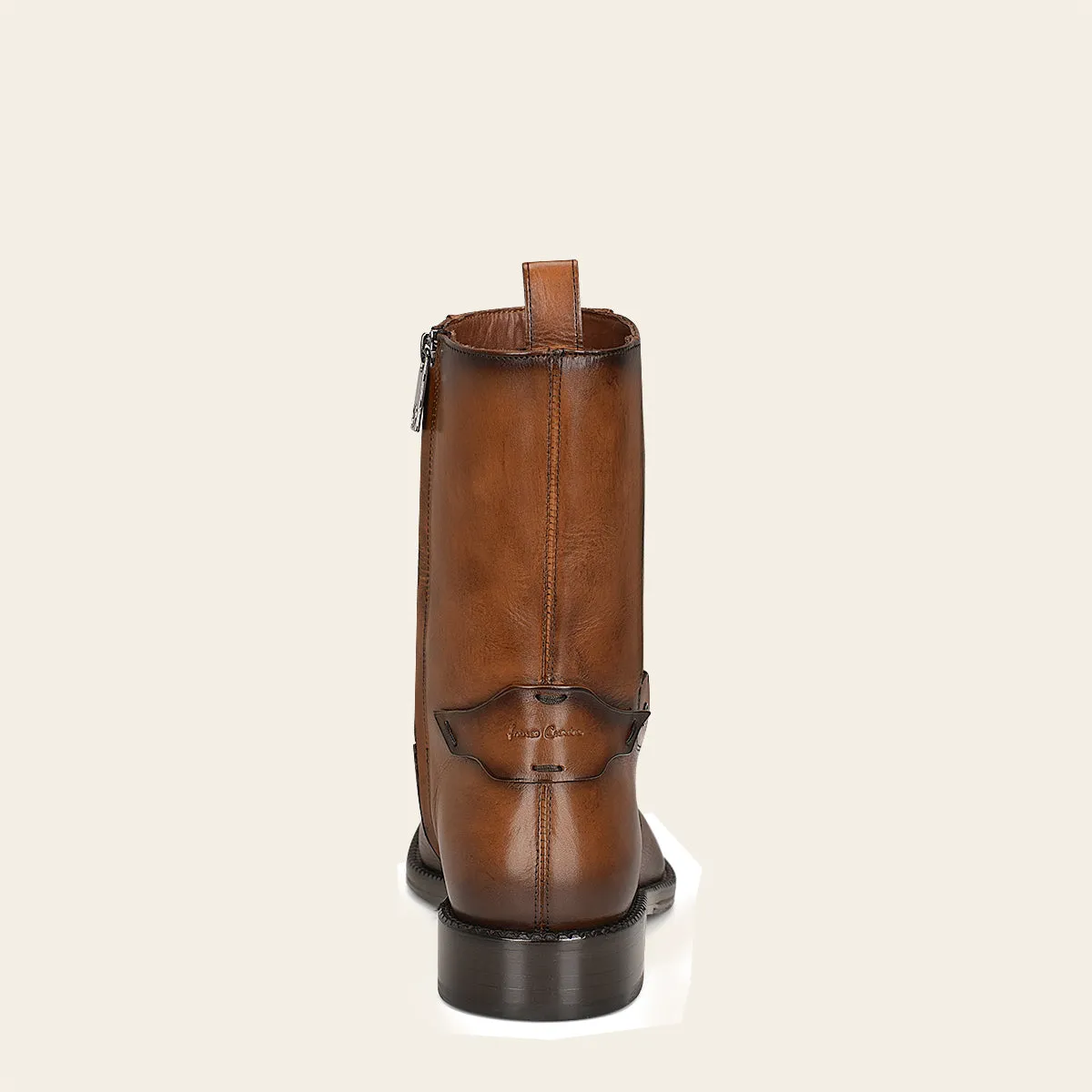 Bota en piel genuina de venado.
