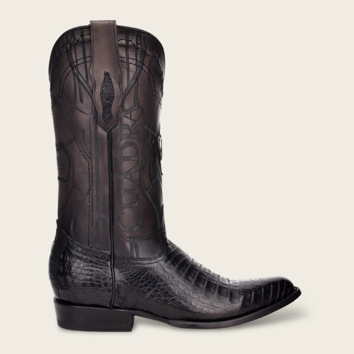 Bota Cuadra Tradicional De Piel de Fuscus